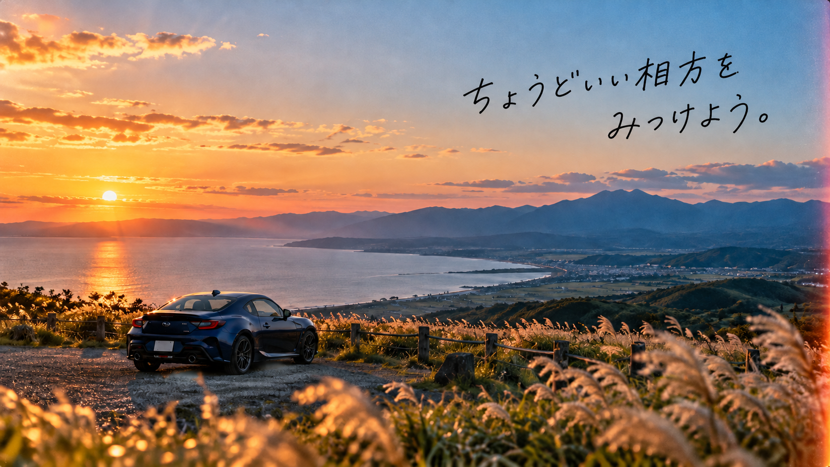 自然の風景とクルマ。ちょうどいい相方をみつけよう。
